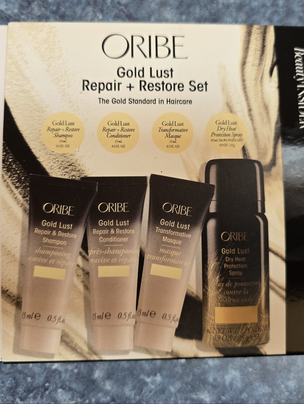 ORIBE Gold Lust Travel Hair Trio in Black & Gold from SEPHORA INSIDER - NIB - Picture 2 of 11